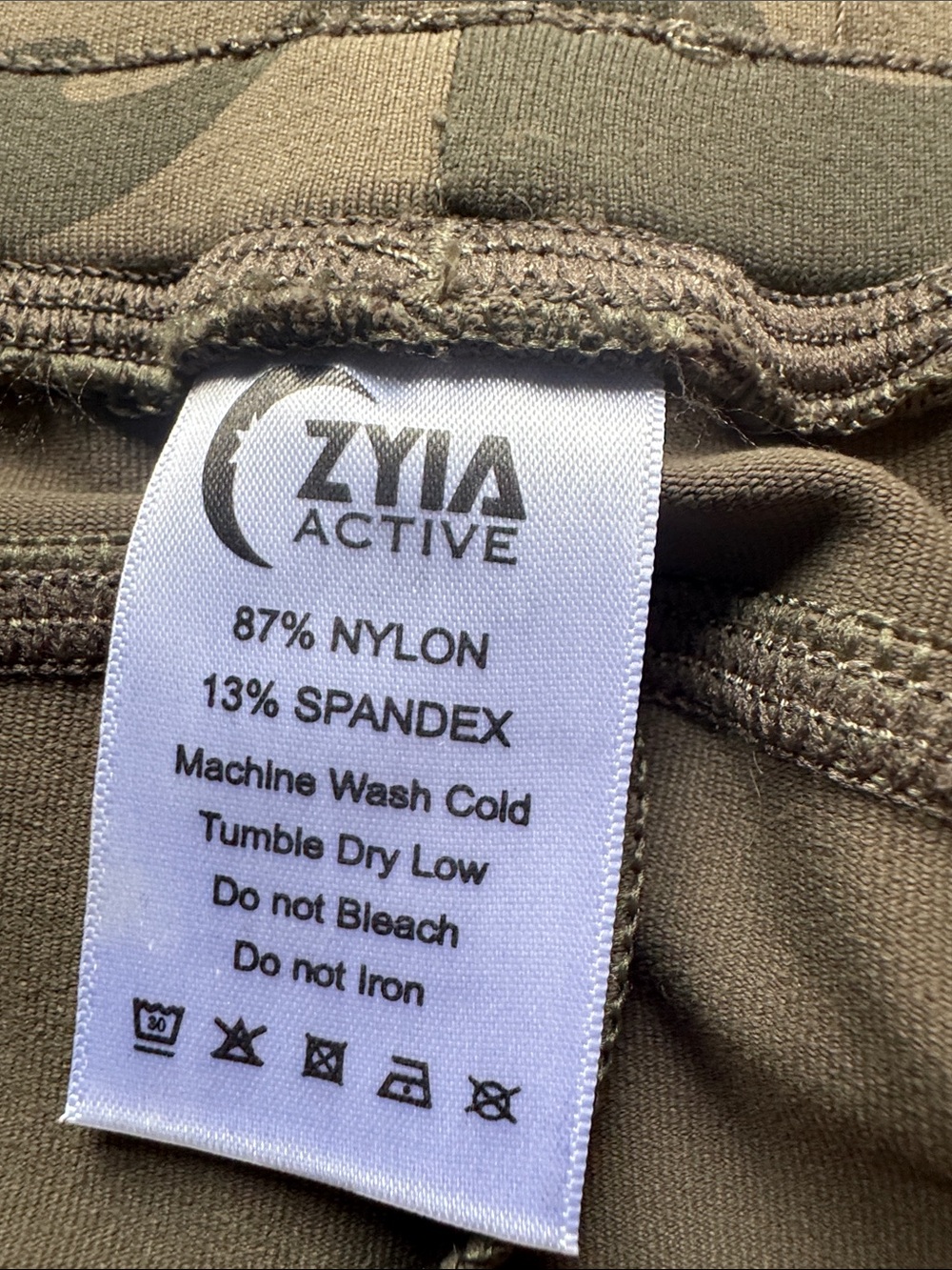 ZYIA Camo Joggers - Green & Tan - Picture 2 of 5